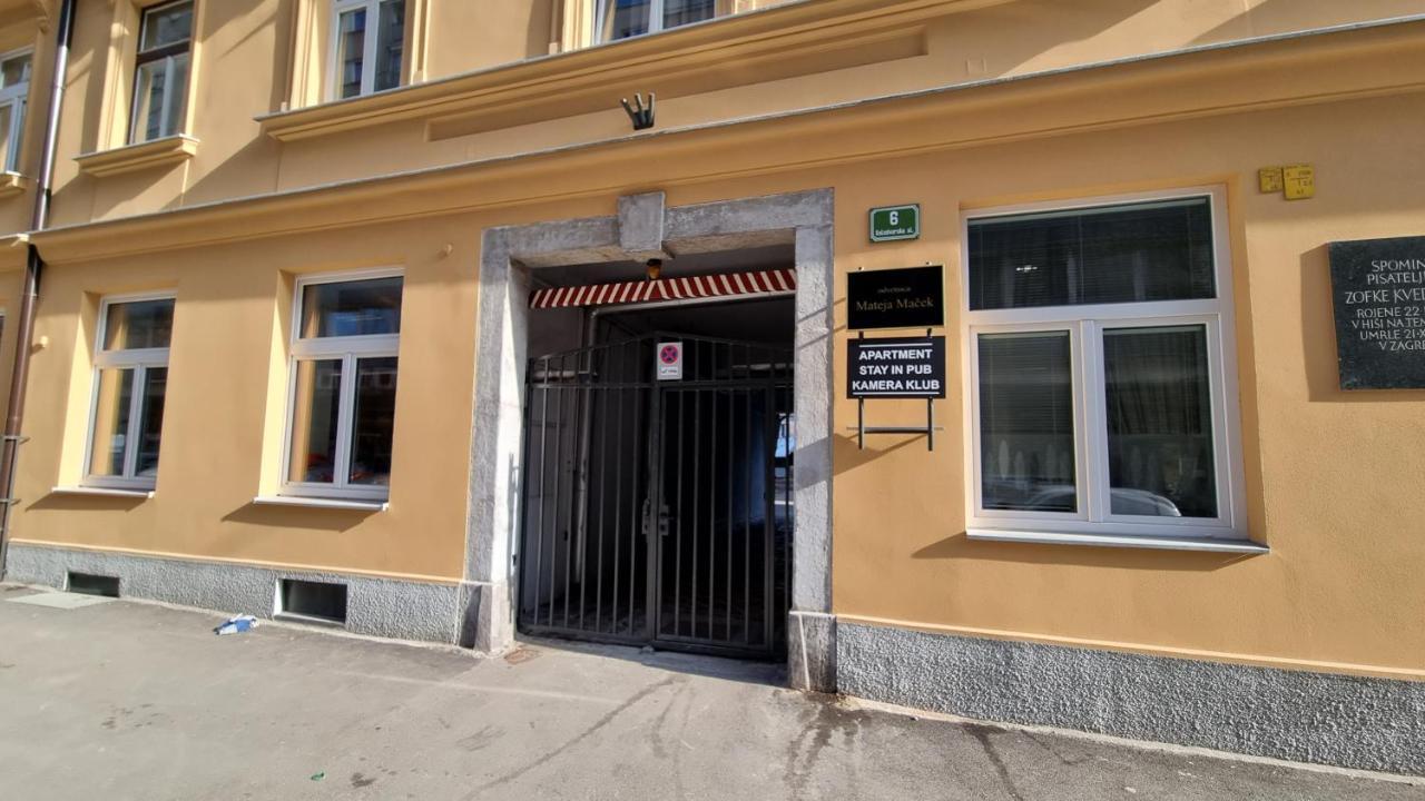 Stay In Pub Kamera Klub Apatment-City Center Liubliana Exterior foto